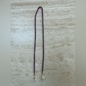Jimmy Fairly Paris Eyeware Purple Beads Chain